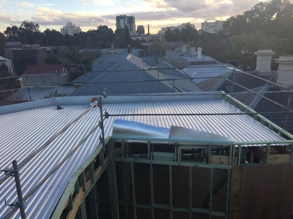 Roof Replacement In Progress — Roofing Contractors in Winnellie, NT