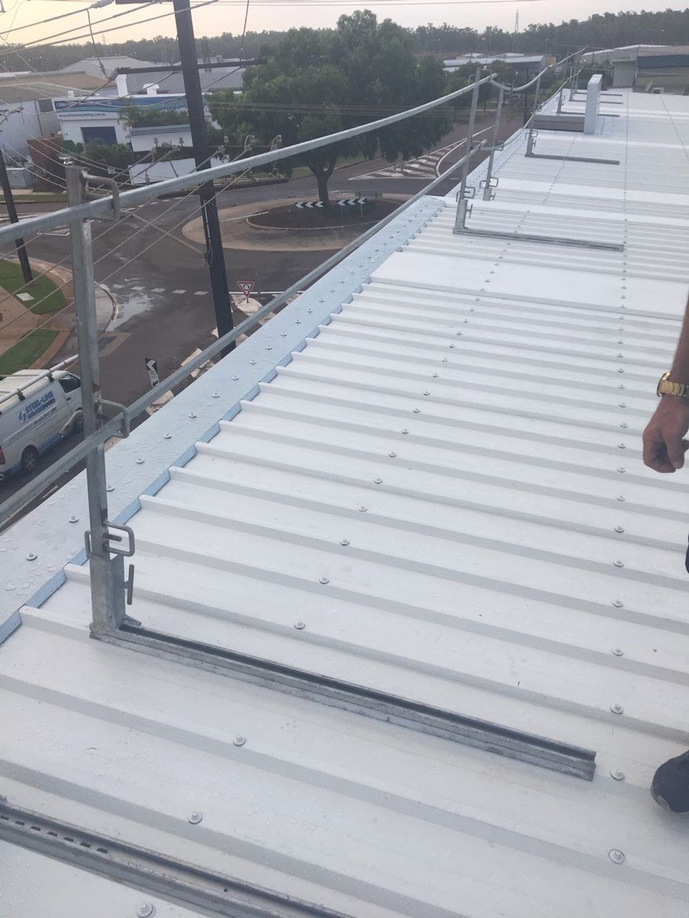 Roof Extension In Progress — Roofing Contractors in Winnellie, NT