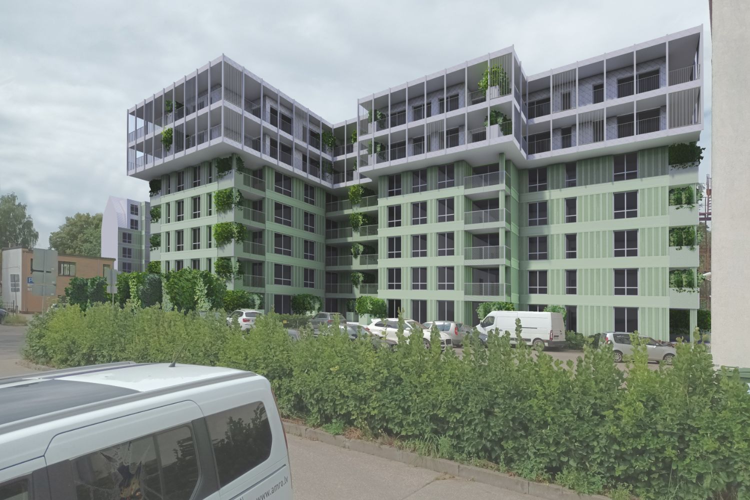 Dzīvokļu ēka Lāčplēša ielā 81, Rīgā, bilde 3