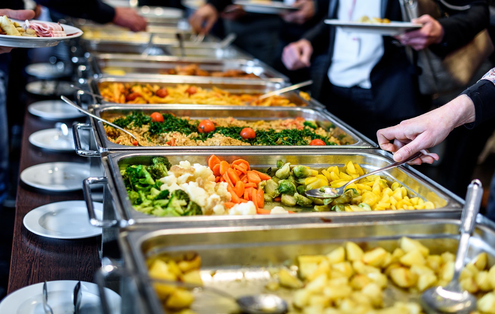 An image of professional catering services in Jasper, IN