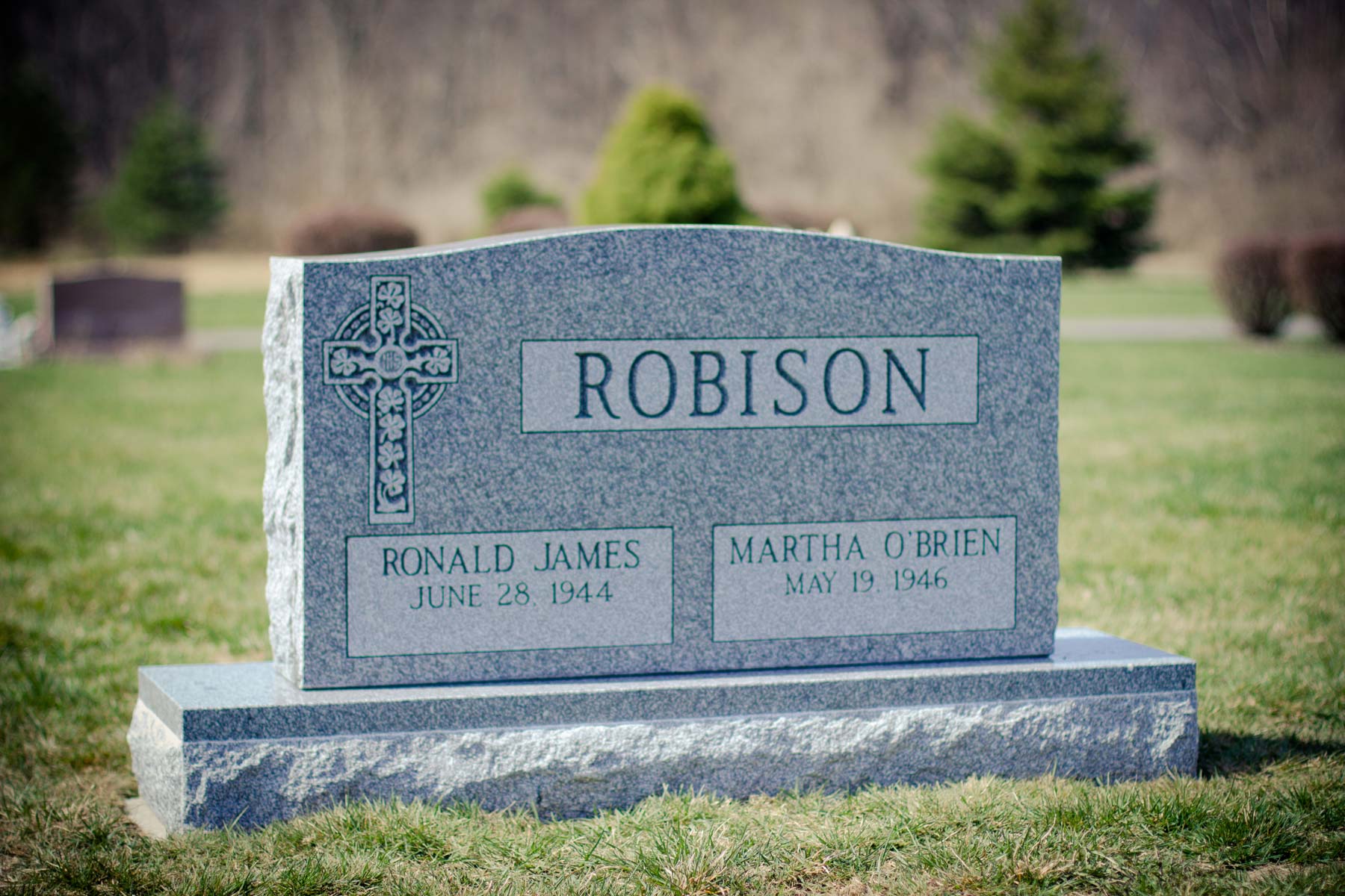 Tombstone — Double Monument Gravestone in Columbus, Oh