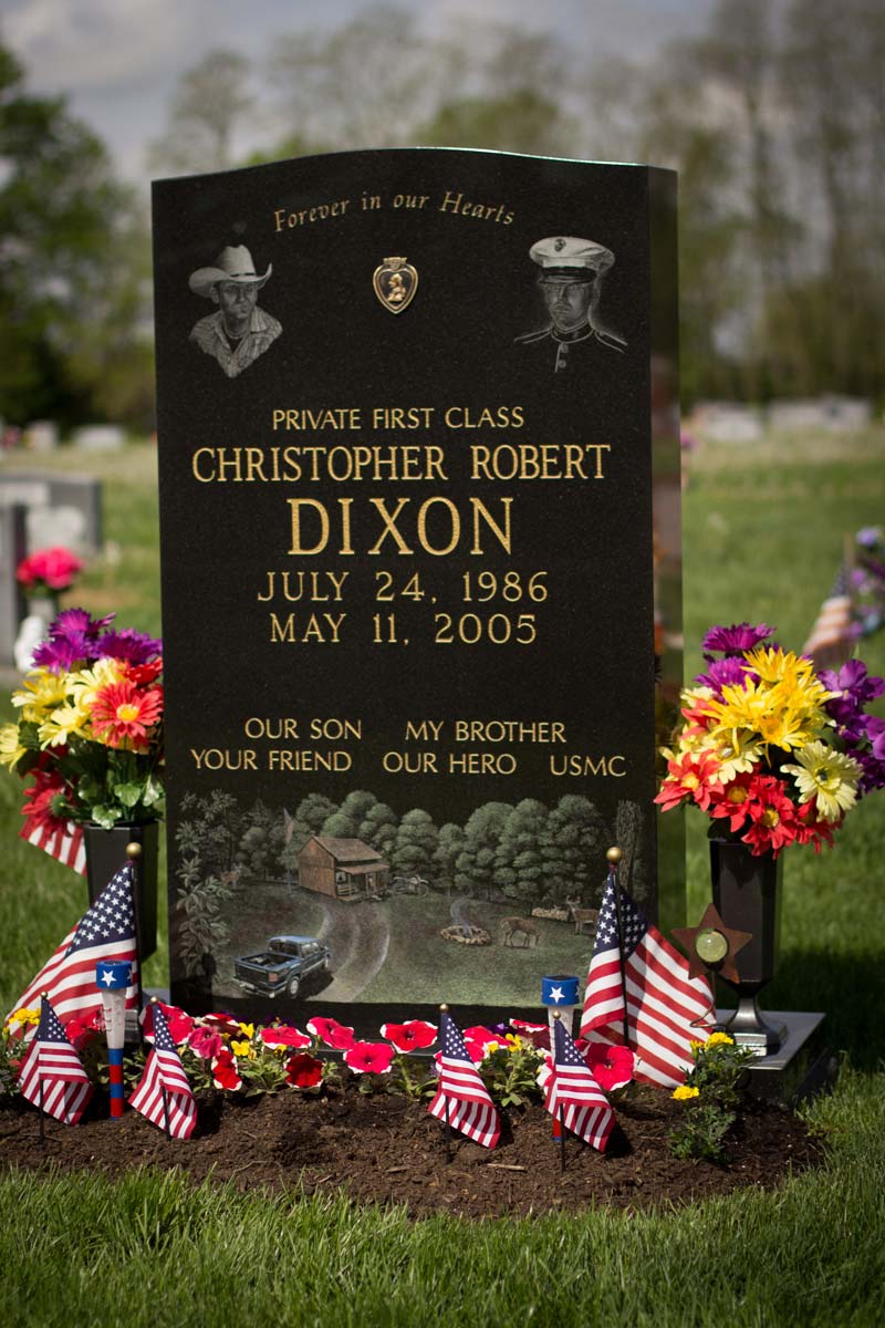 Custom Cemetery Marker — Military Headstone in Columbus, Oh