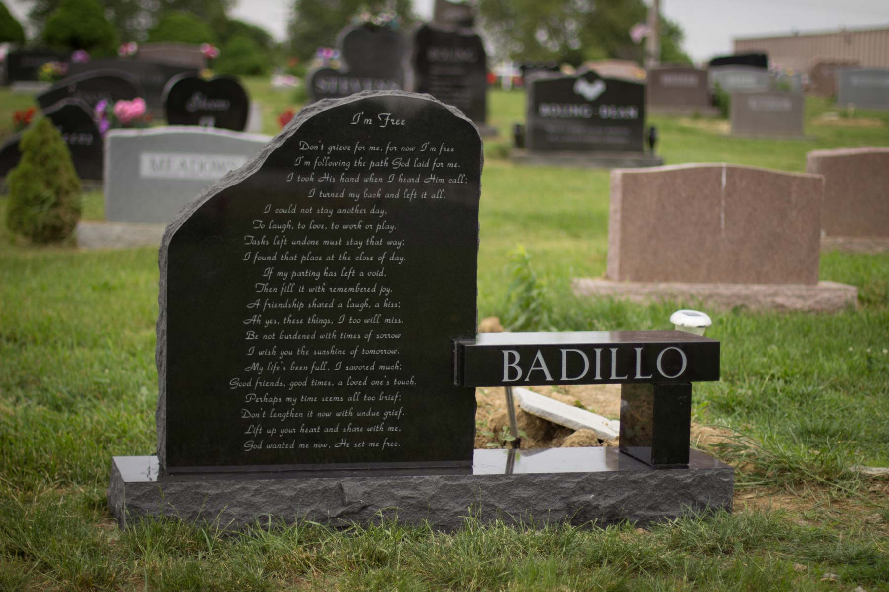 Granite Benches — Memorial Bench in Columbus, Oh