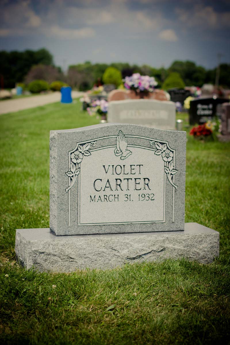 Cremation Monument —Single Monument Gravestone in Columbus, Oh