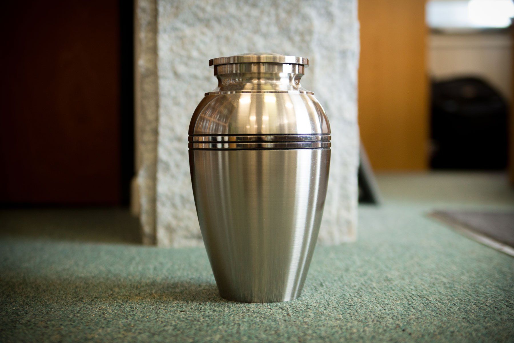 Memorials — Silver Cremation Urn in Columbus, Oh