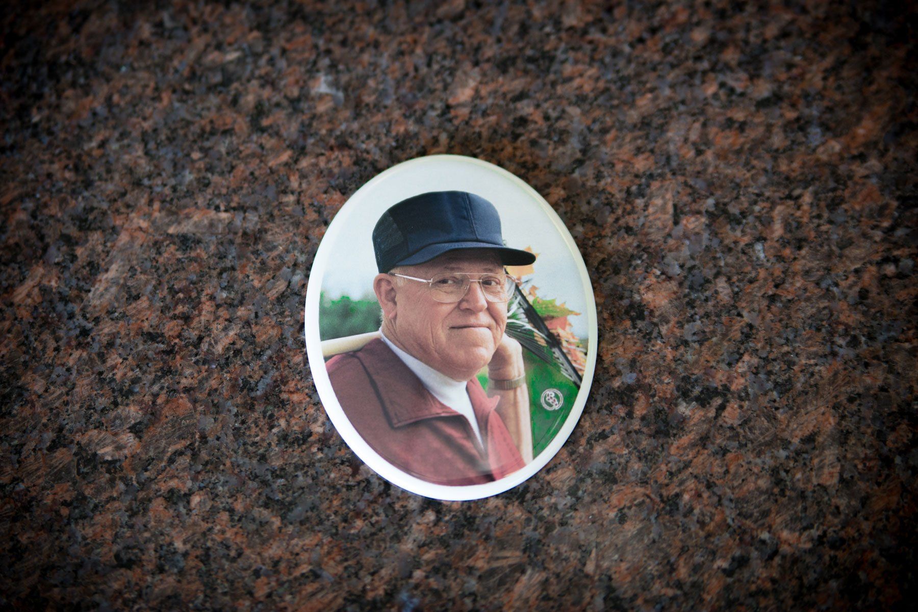 Tombstone — Memorial Bouquet Charm of Gentleman in Columbus, Oh