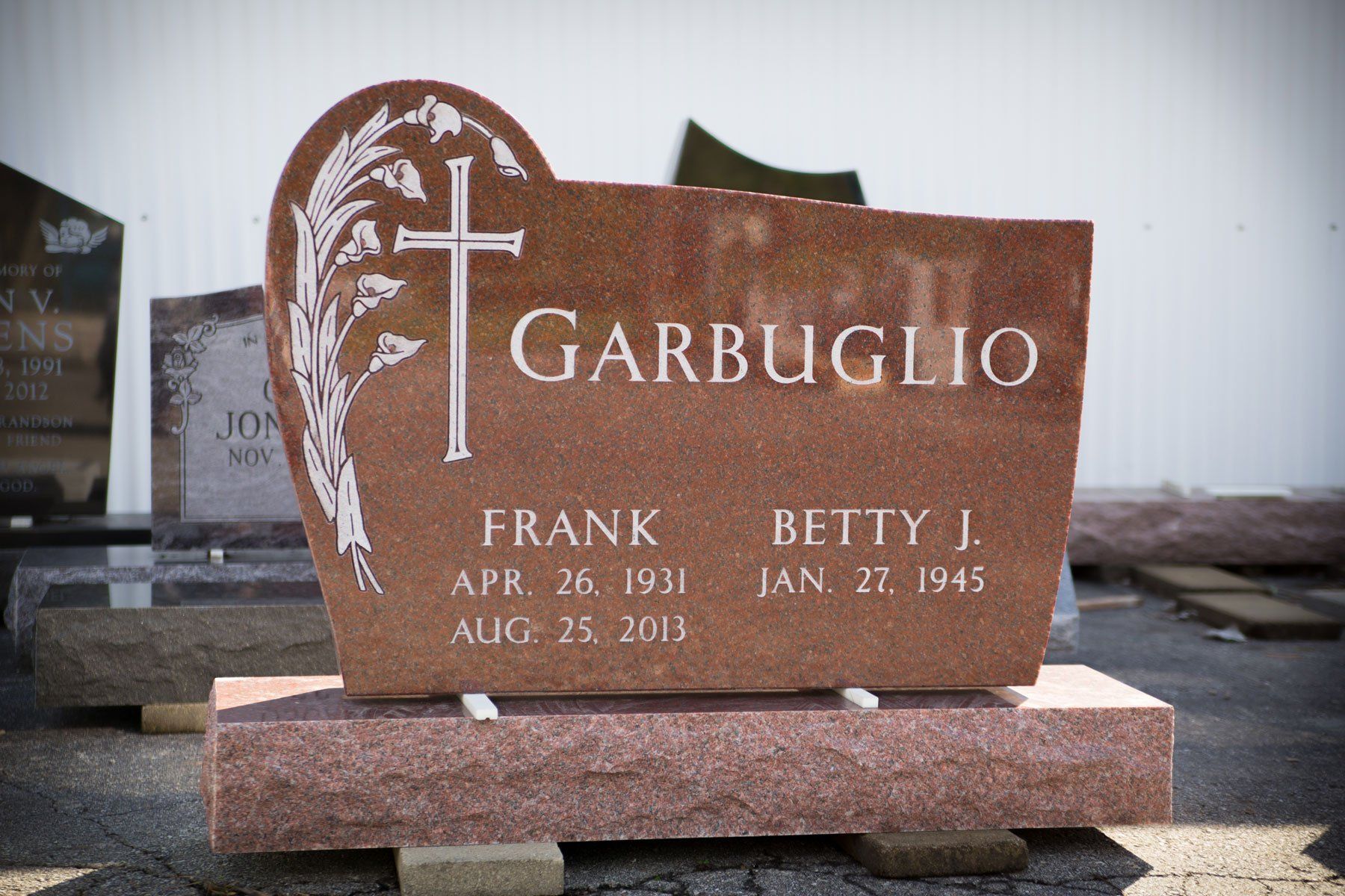 Gravestone — Brown Tombstone in Columbus, Oh