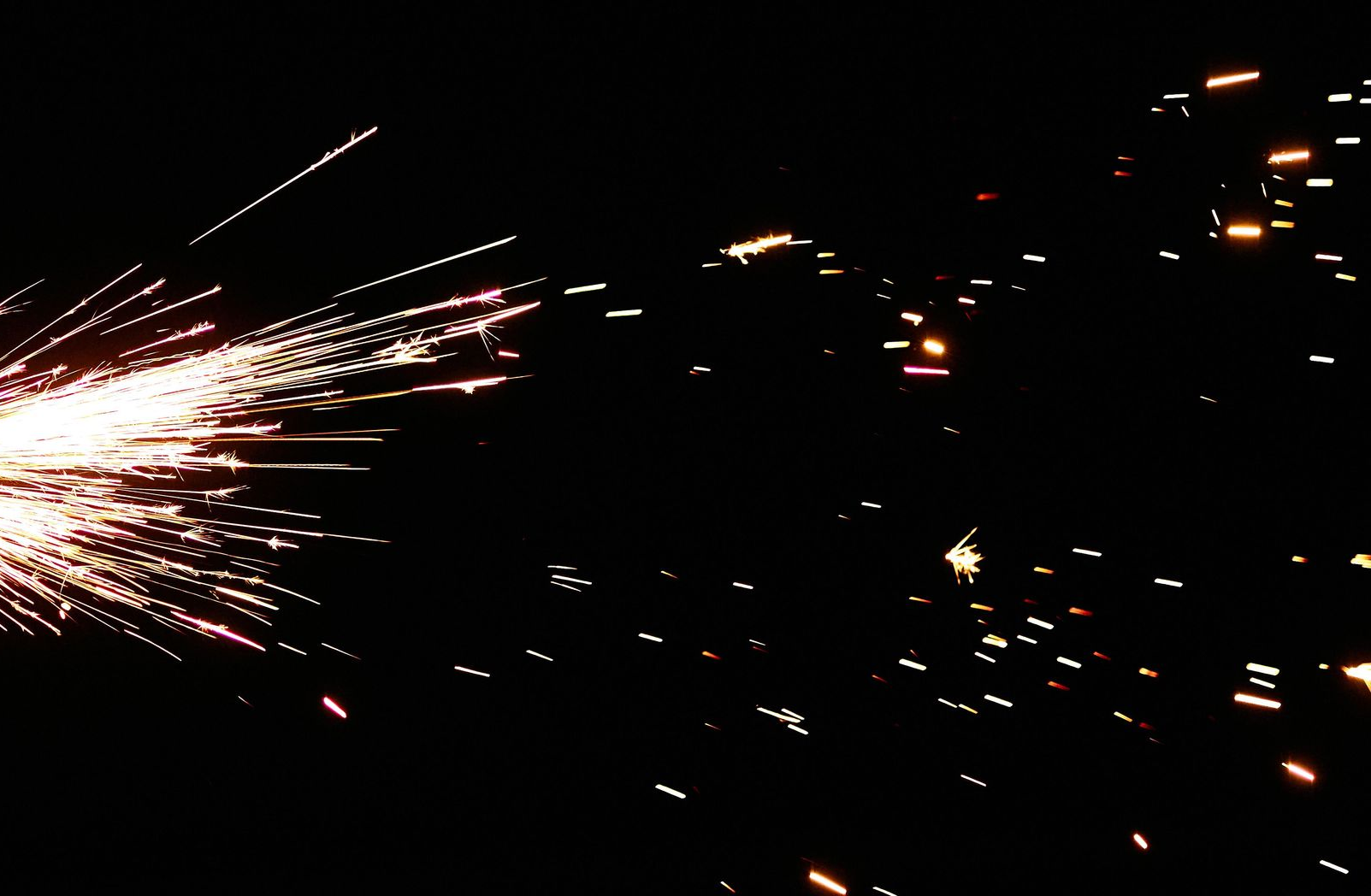 Sparks Flying in Machine Shop in Buffalo, NY