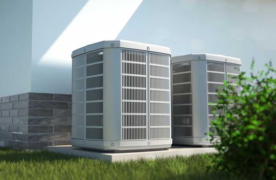air conditioners outside home