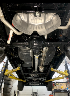 Undercoating of a car.