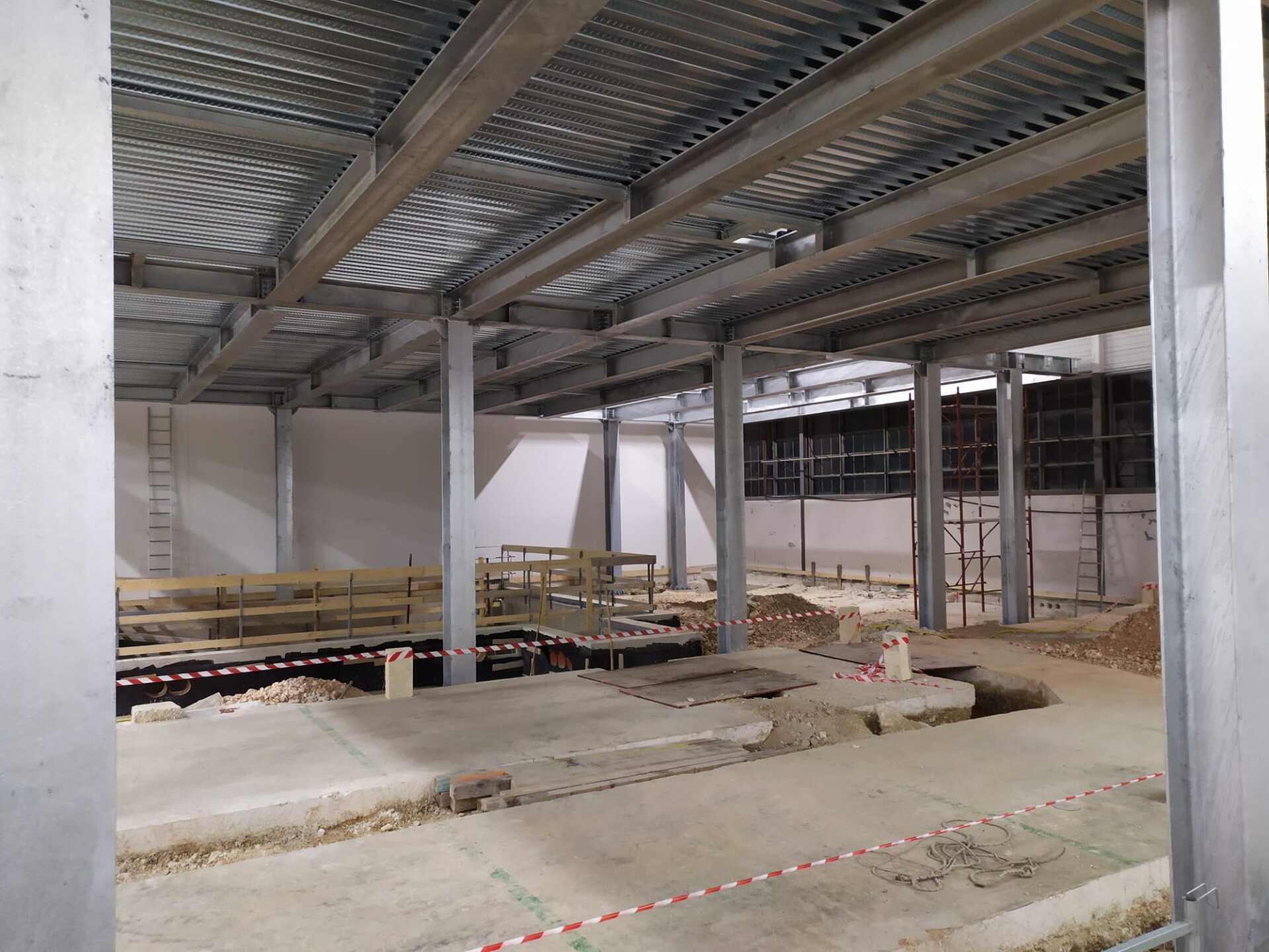 soppalco per struttura industriale