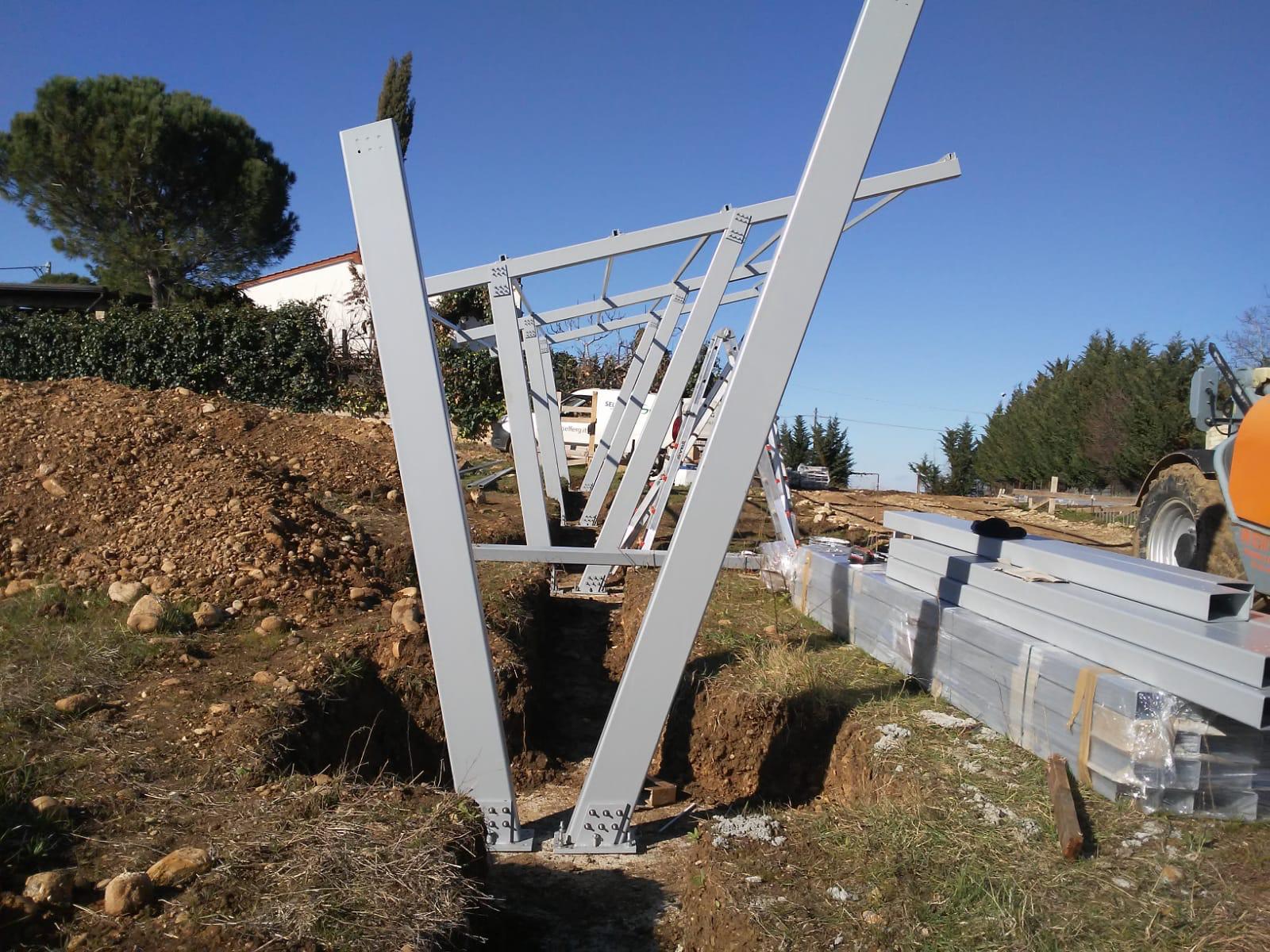 struttura per pannelli fotovoltaici 4