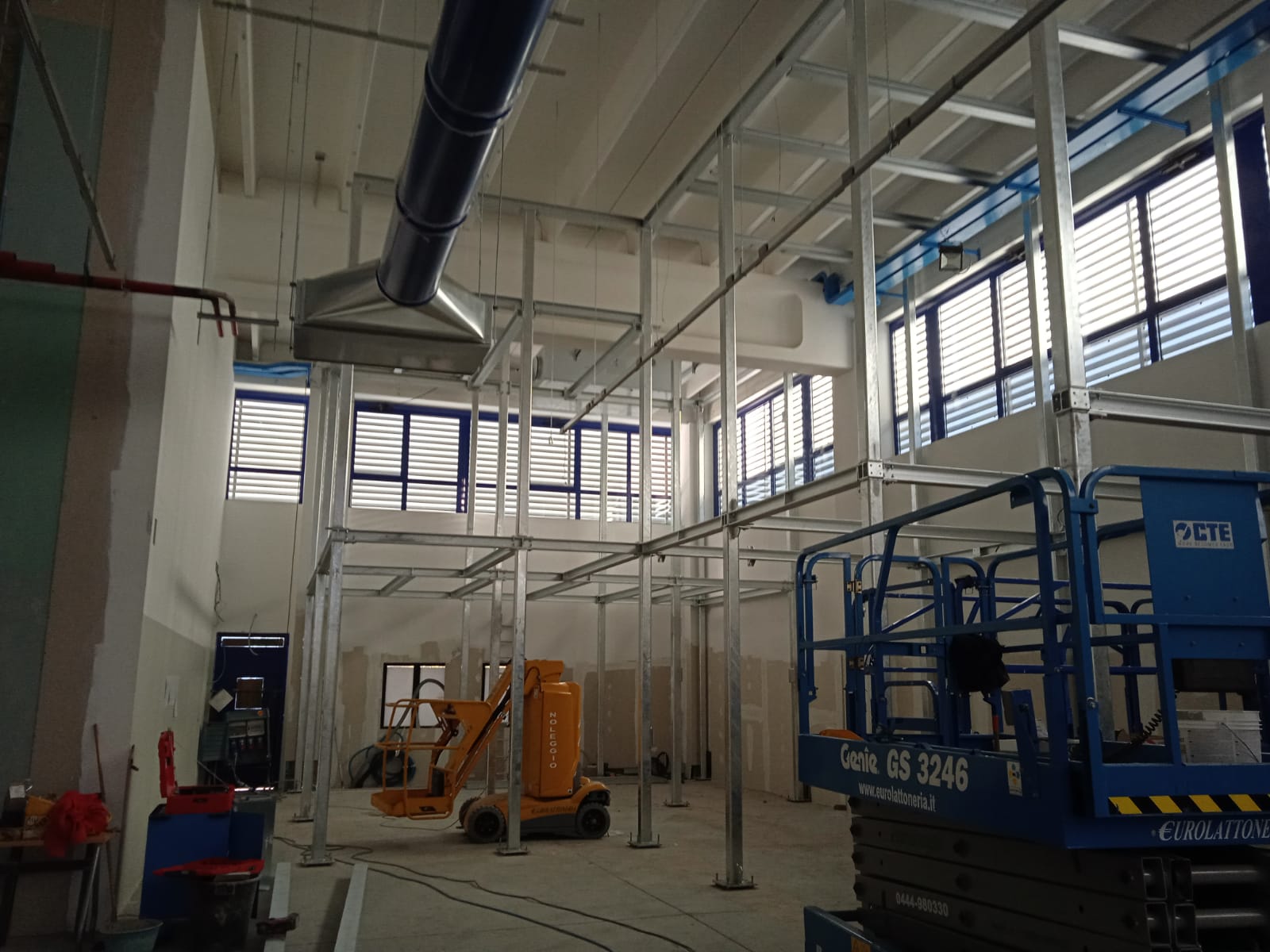 realizzazione di un soppalco in ferro