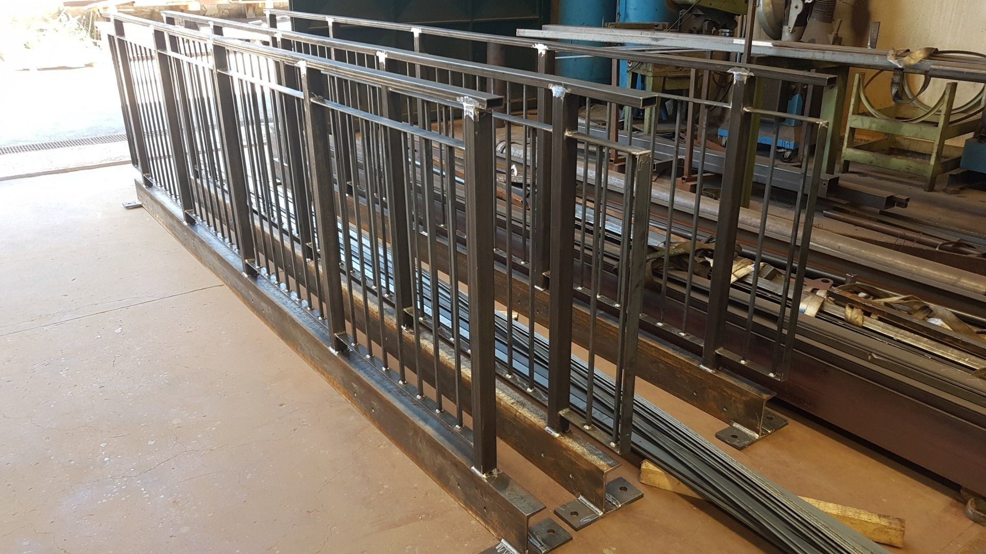 parapetto in ferro battuto