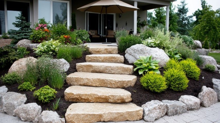 hardscaping steps