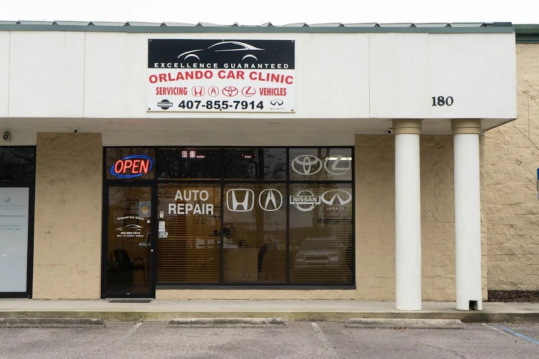 Shop Front | Orlando Car Clinic