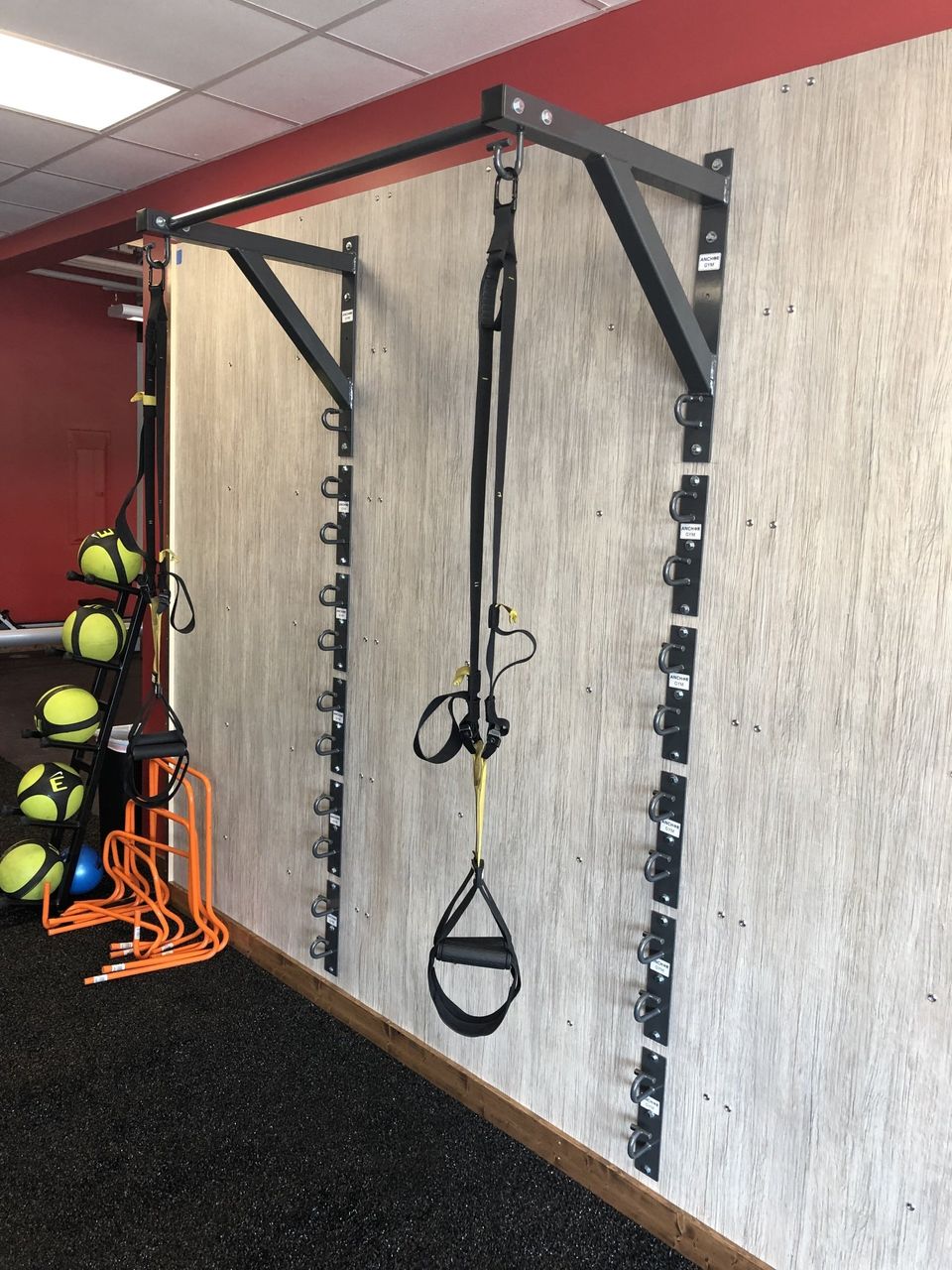 TRX workouts with the anchor gym
