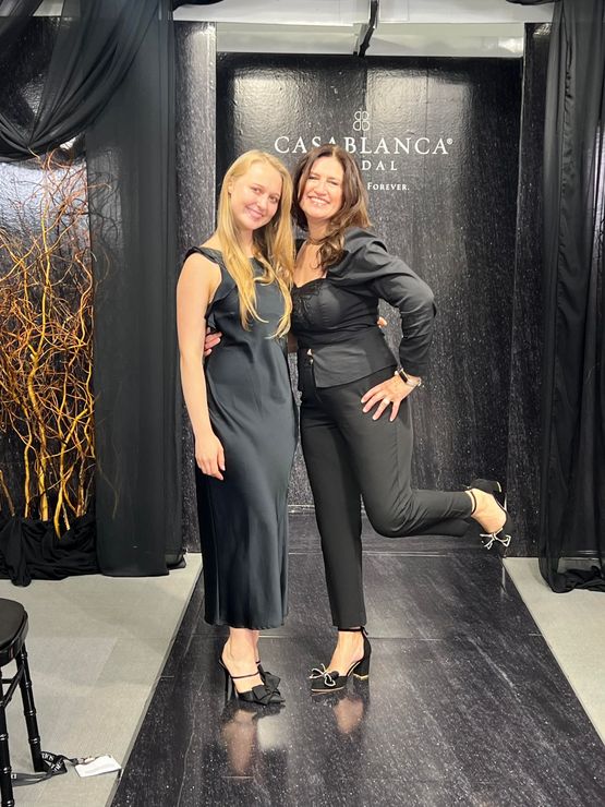 Fifi and Fivi at Fifi's Bridal