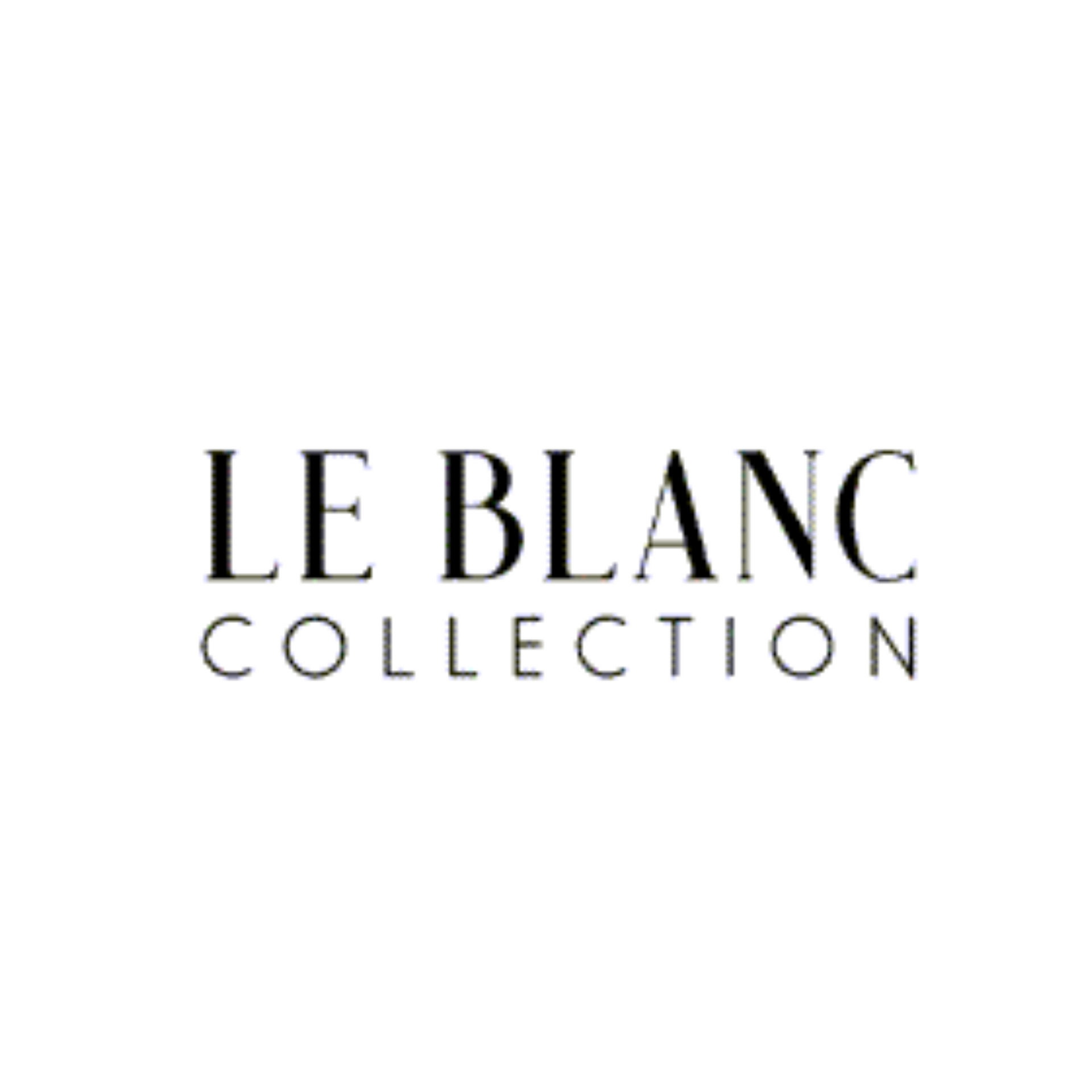 LE BLANC COLLECTION logo in black text on white background.