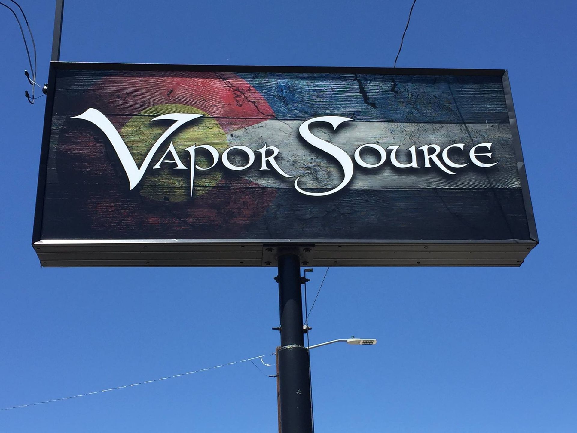 Vapor Source Print Sign