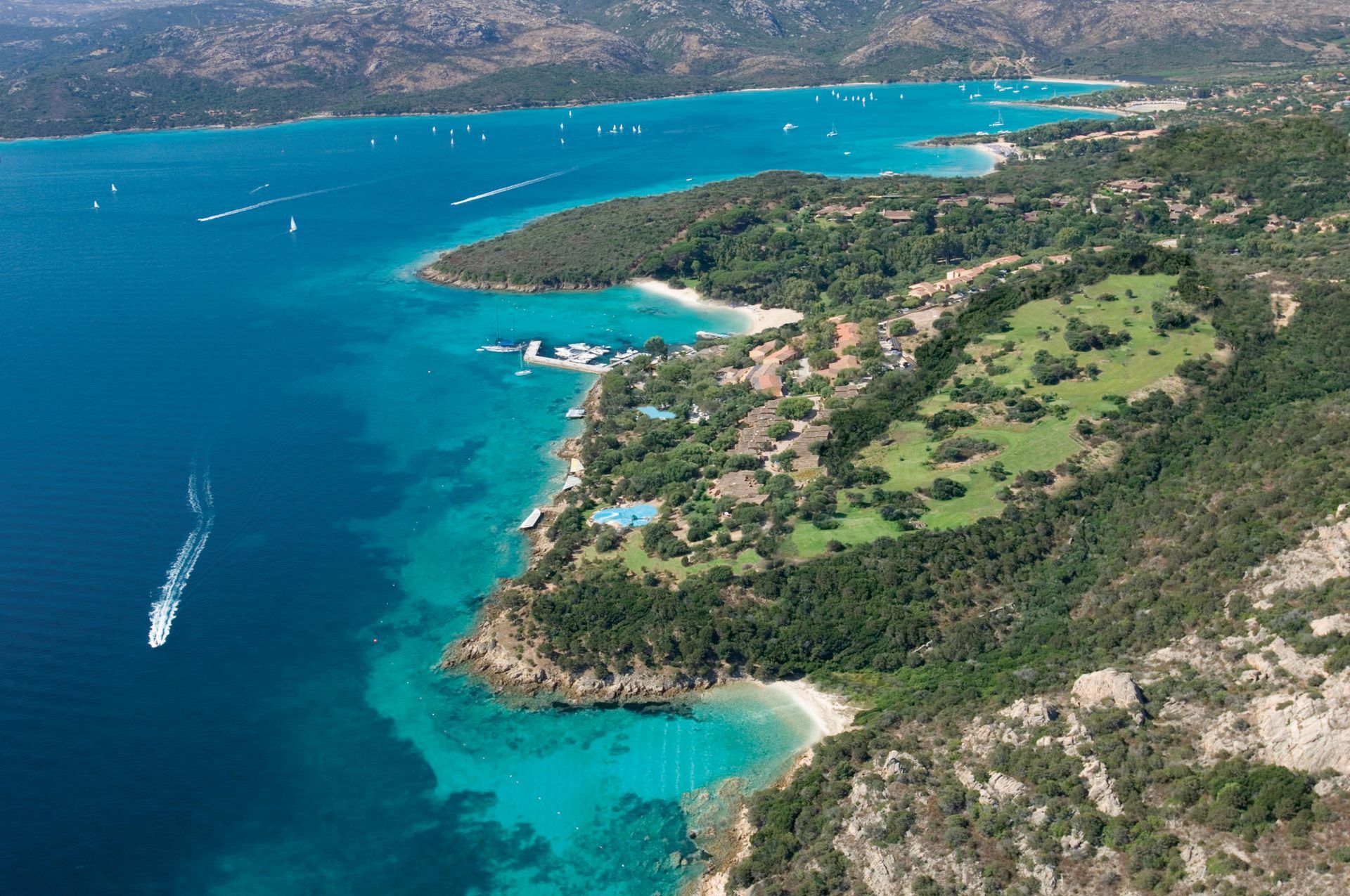 Aerial picture of Hotel Capo d'Orso Thalasso & Spa