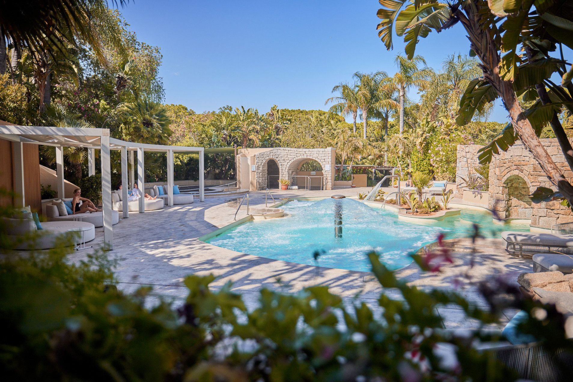 Forte Village Thalassotherapy pool at the Acquaforte Spa