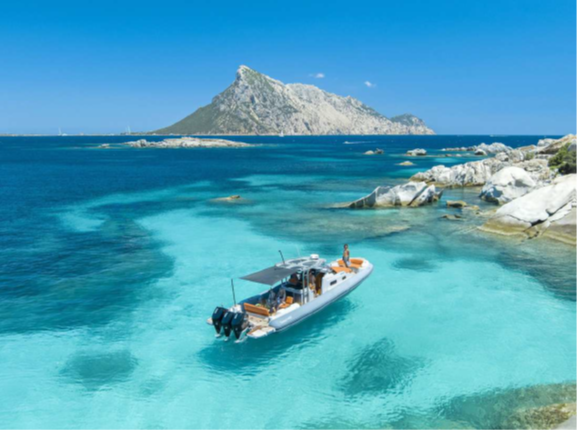 Tavolara Island and the charming Molara. 