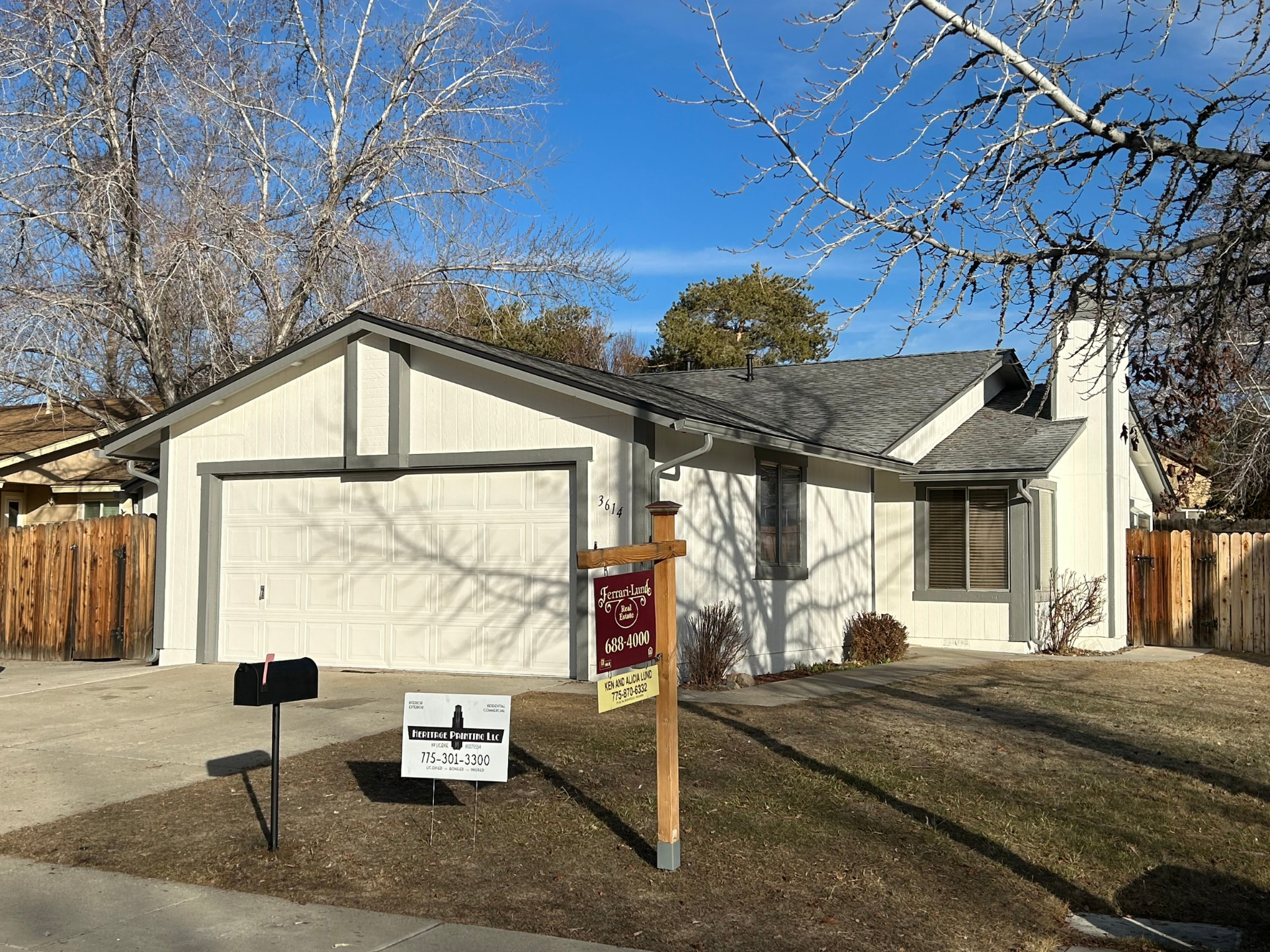 Picture of a home with a new exterior paint job