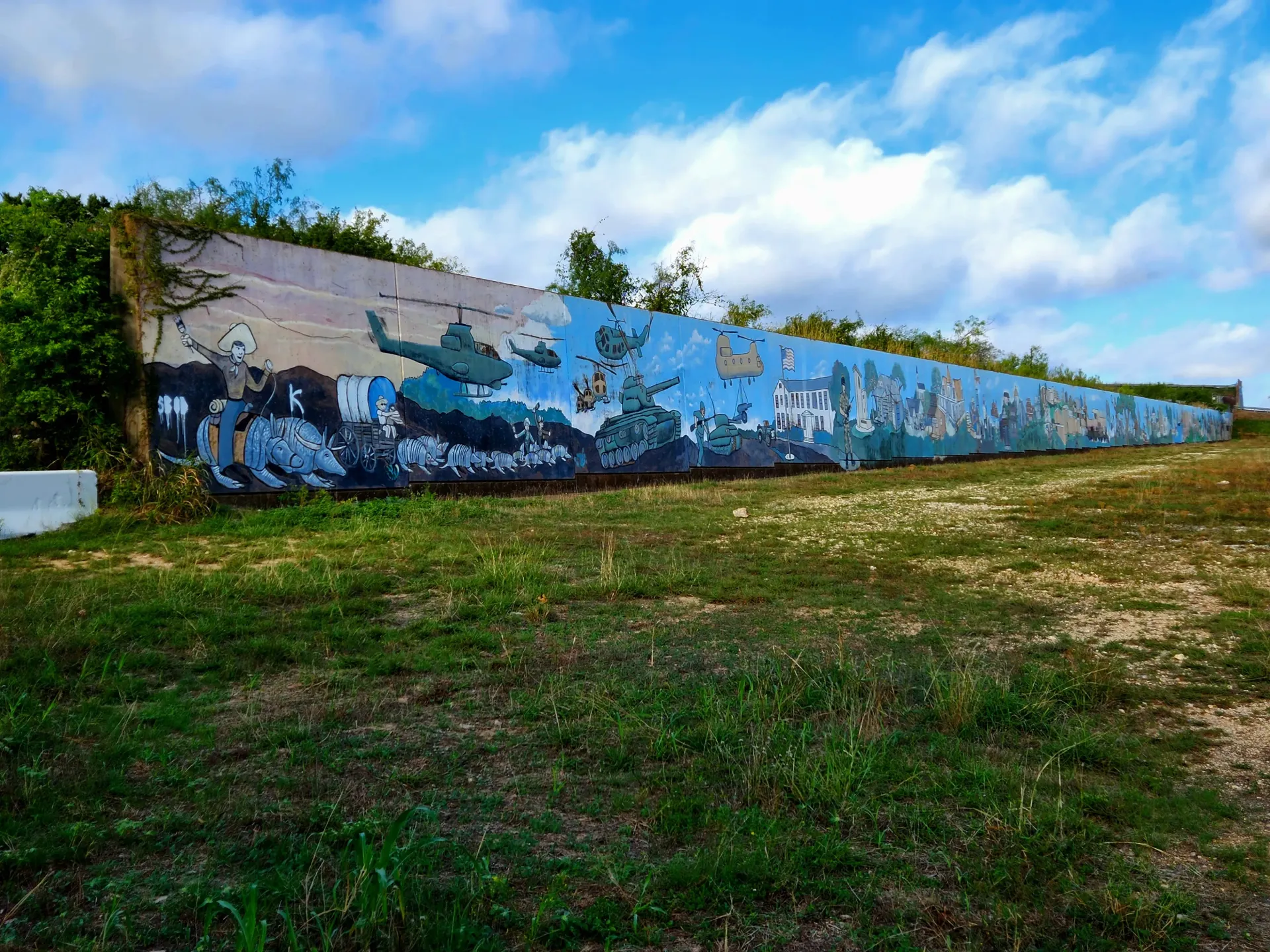 Hiking trail through wooded area at Miller Springs Nature Center in Temple, TX