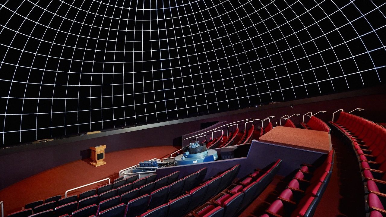 Mayborn Science Theater planetarium dome Temple TX