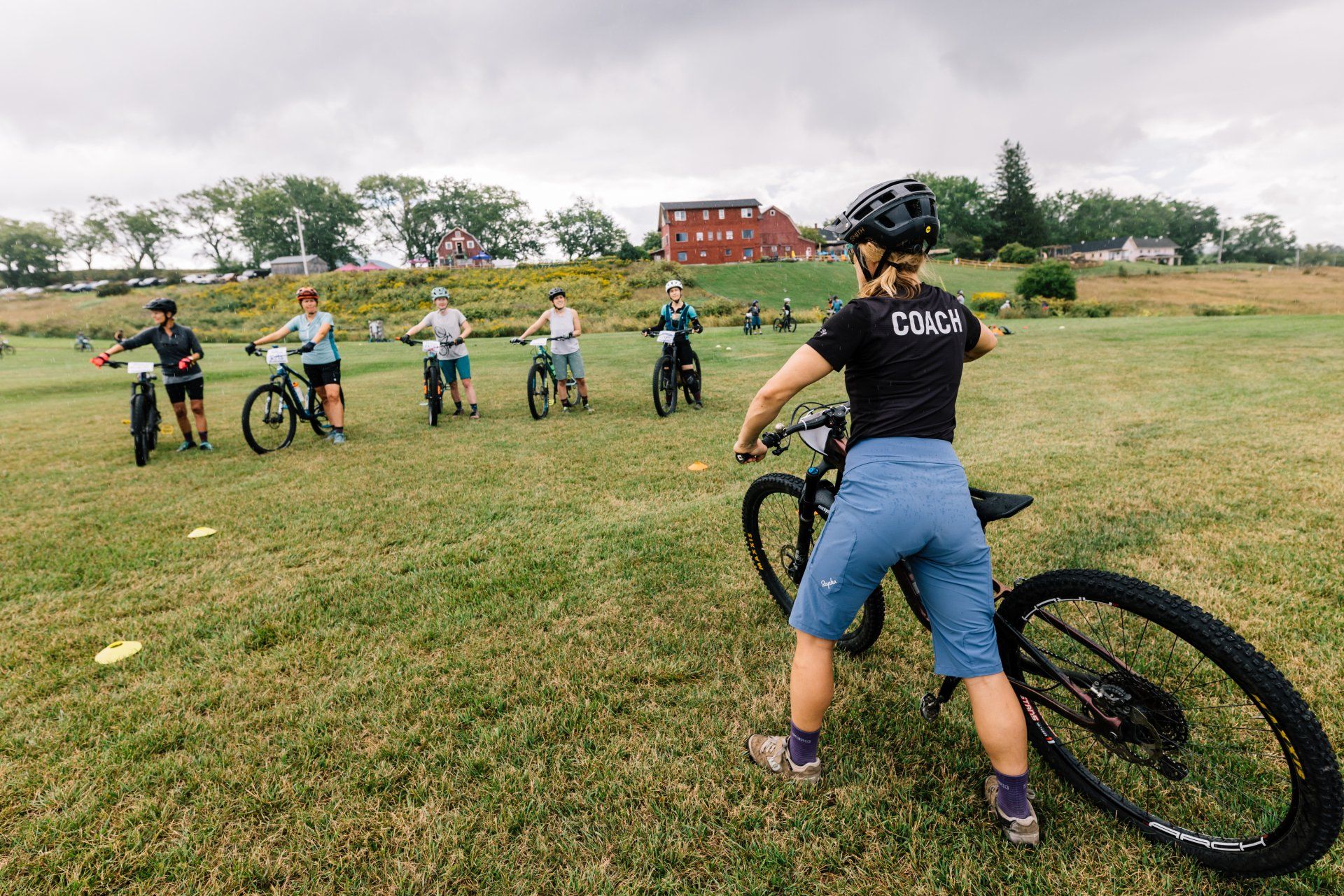 A Ladies All Ride mountain bike clinic is hosted on site at The Wildflower taking advantage of Kingdom Trails