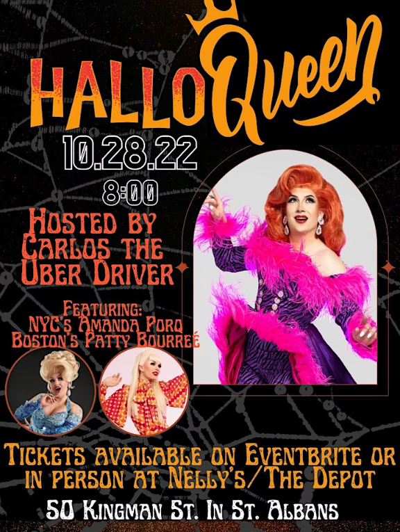 HalloQueen returns to The Depot in St. Albans, Vermont 21+ Flyer