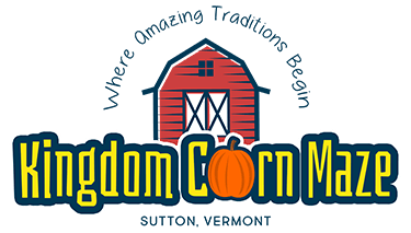The Kingdom Corn Maze Pick Your Own Pumpkins in Sutton, Vermont Logo