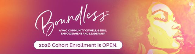 Boundless woman, Boundless logo and new cohort begins january 2026