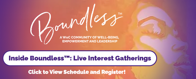 Boundless woman, Boundless logo and new cohort begins january 2026