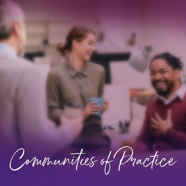 Phone displaying a woman talking, promoting a storytelling practice, with a