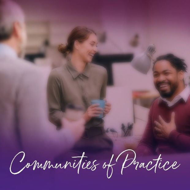 Phone displaying a woman talking, promoting a storytelling practice, with a