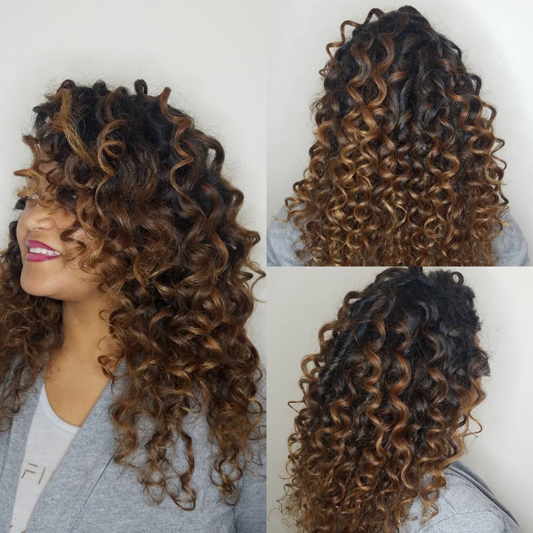 Curly Balayage Hair — North Hollywood, CA — HairCoutureMe Salon & Boutique