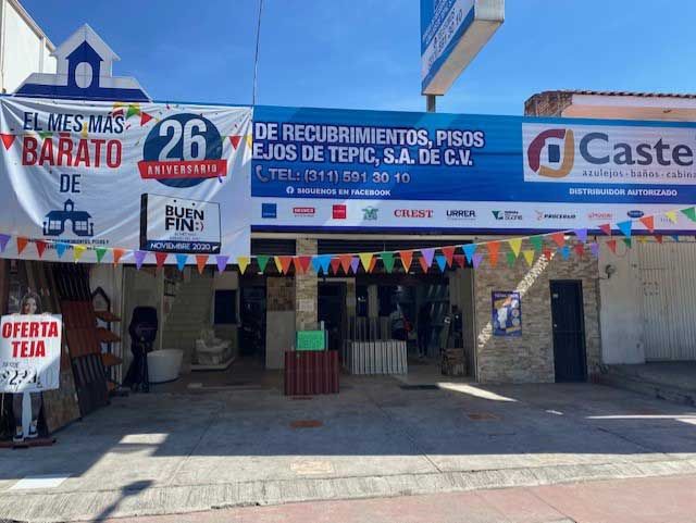 BODEGA DE RECUBRIMIENTOS PISOS Y AZULEJOS DE TEPIC.