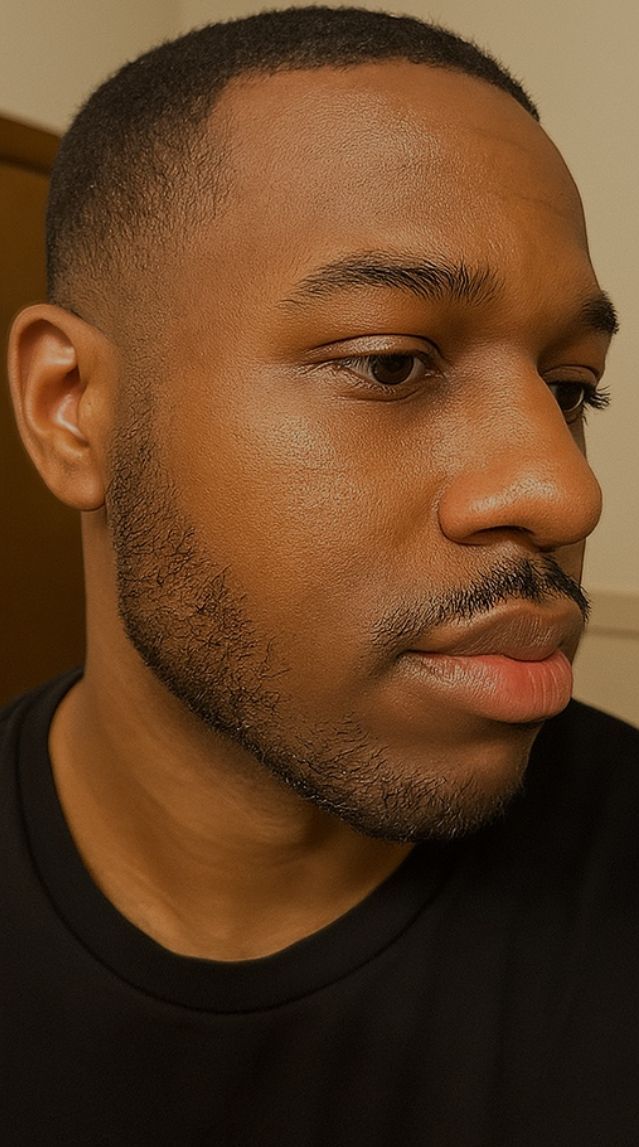 cleared skin, even tone, smooth