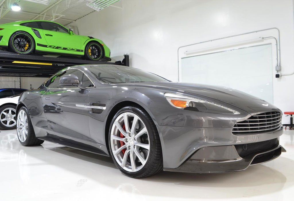 Aston Martin in New Image Auto Detailing Facility