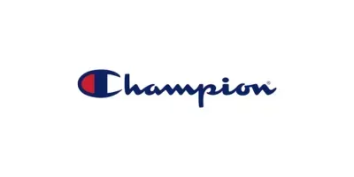 The champion logo is on a white background.