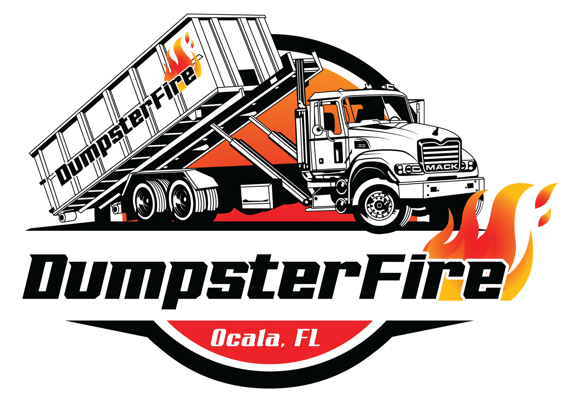 Dumpster Fire logo ocala fl