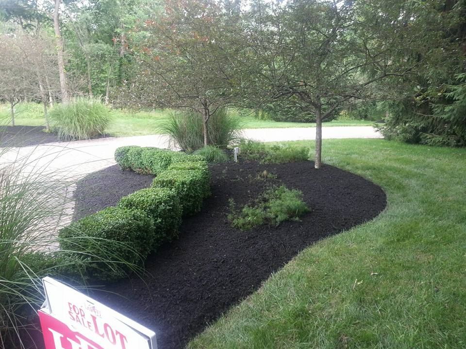 Landscaping Near A Road — Powell, OH — Dependable Landscape Services, Inc.