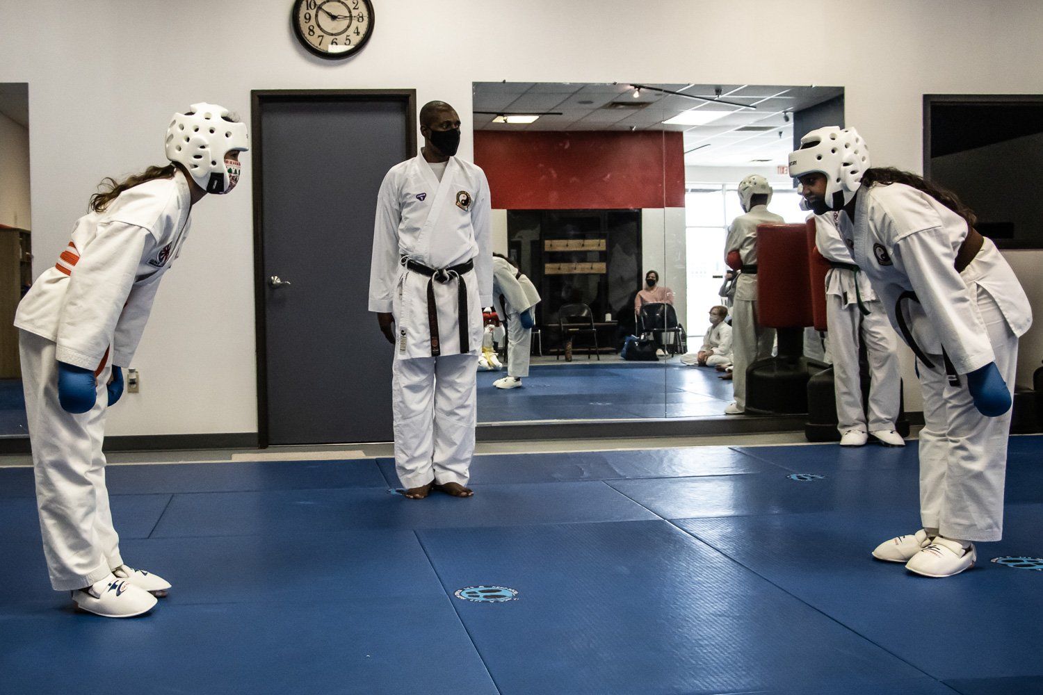 Students sparring at the Plano TX  Dojo photo 4