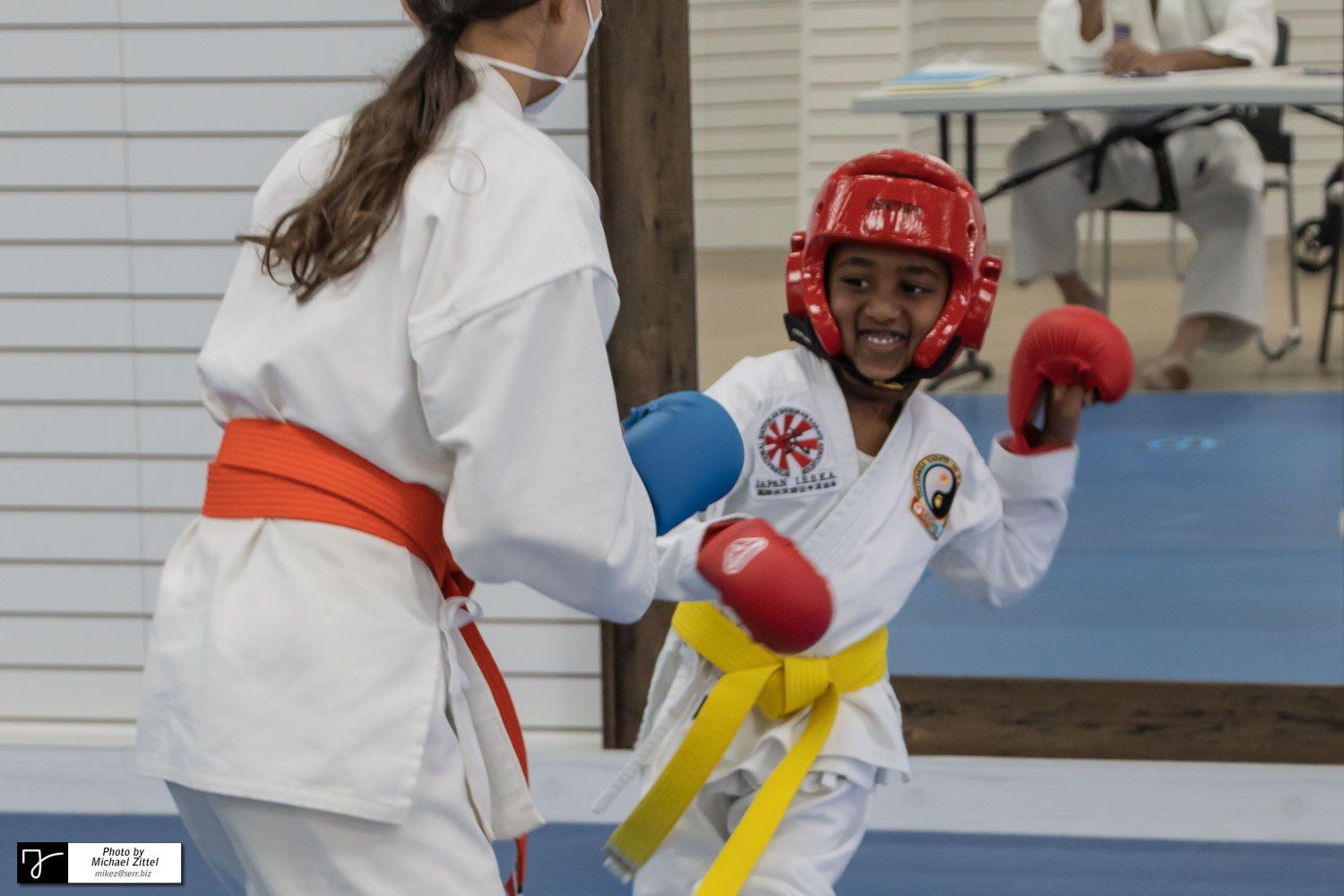 TKA Dojo Karate Belt Testing Sept 201 - Karate Kids Sparing 2