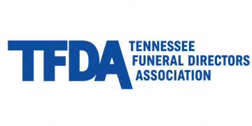 TFDA logo with blue initials and Tennessee Funeral Directors Association text