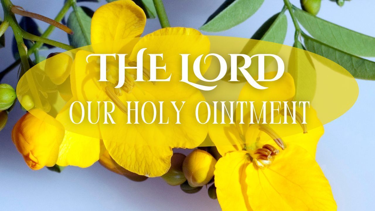 A yellow flower with the words