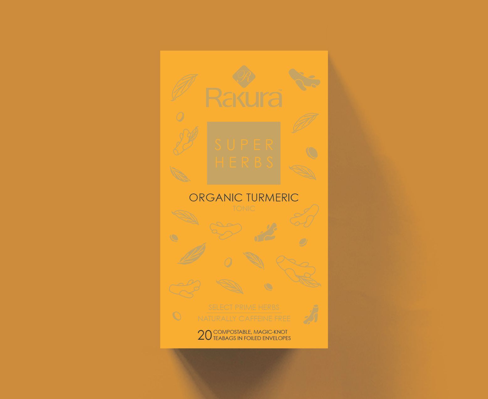 Rakura Super Herbs Organic Tumeric Tonic Tea