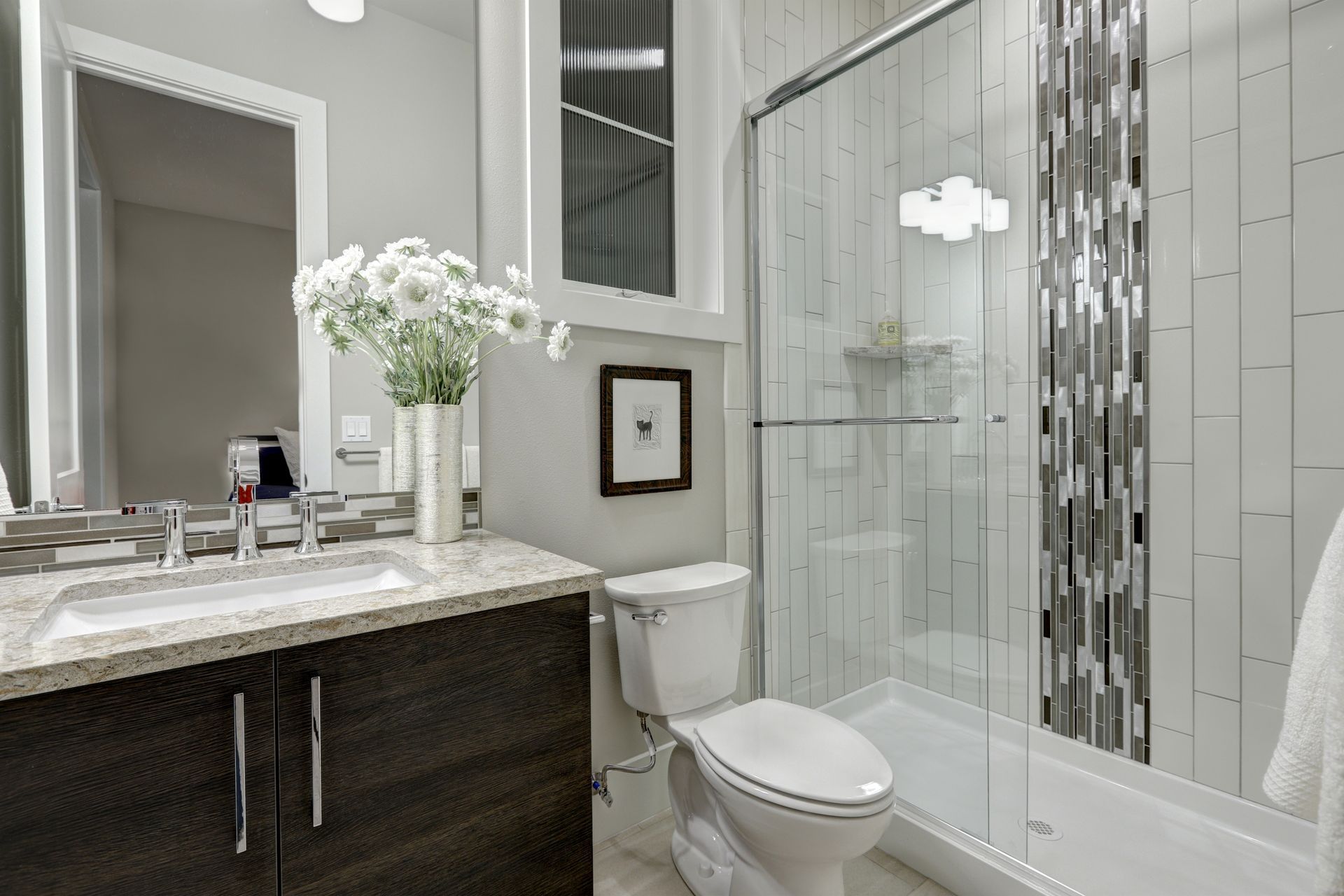 Bathroom remodel walk-in Shower